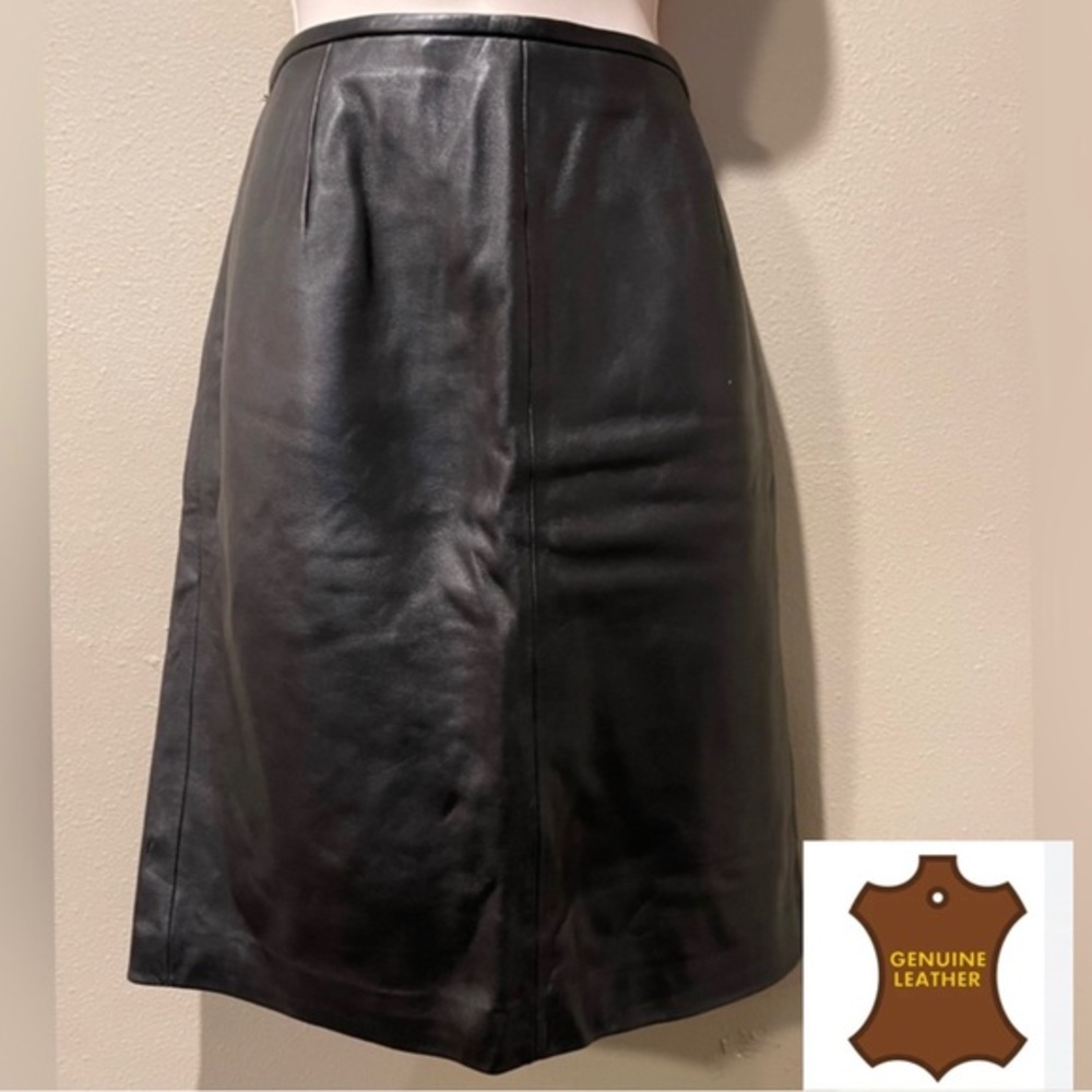 Valerie Steven’s Pencil Leather Skirt, 6